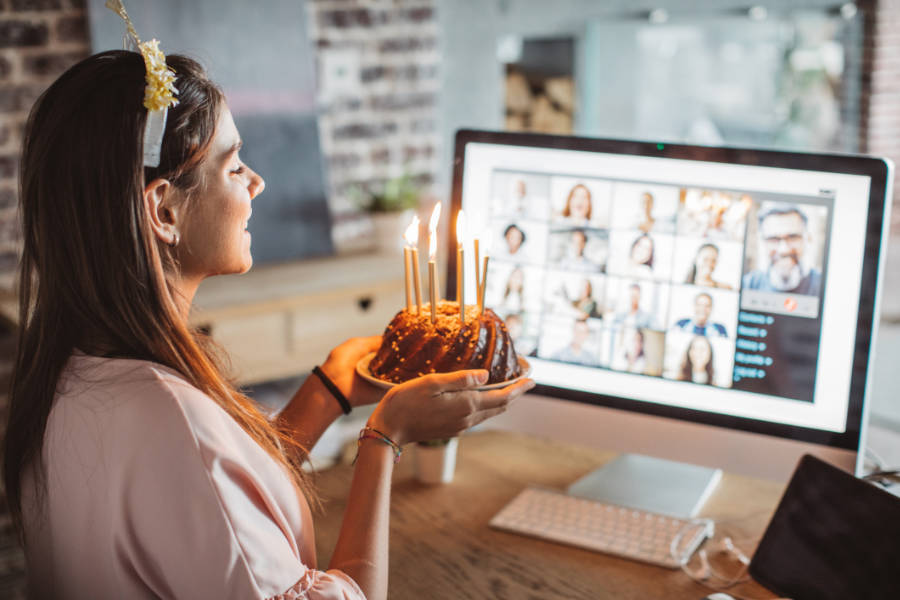 Birthday video call - Organizational Culture
